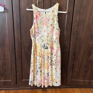 Sleeveless Floral Dress